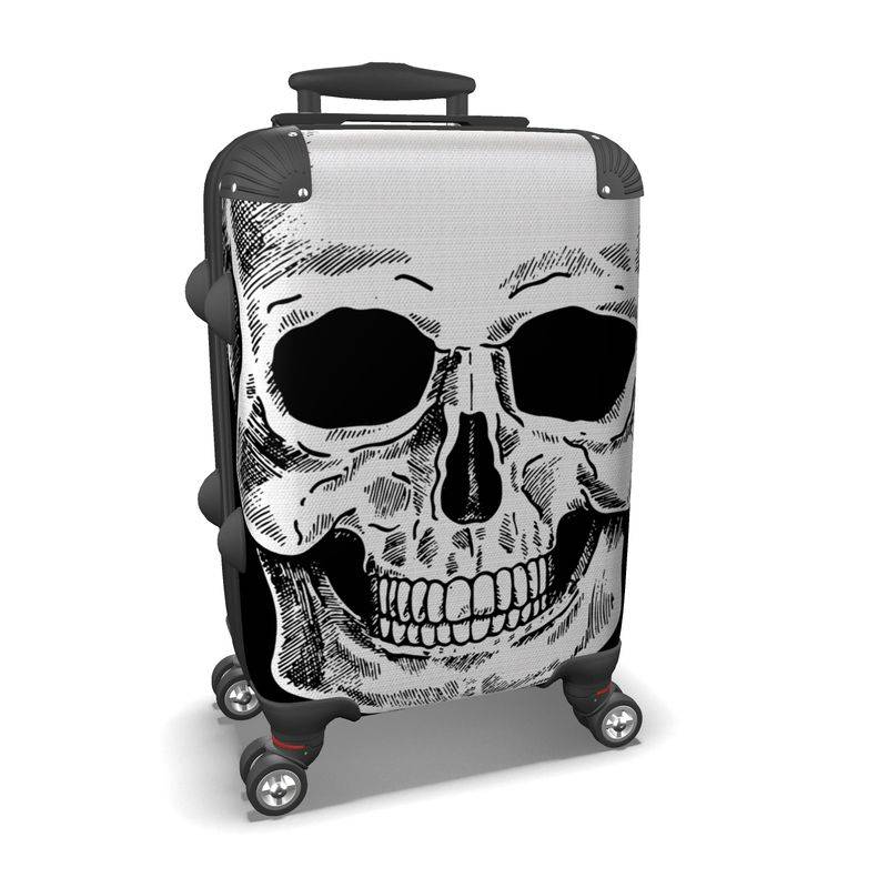 Large Skull Horror Rock and Roll Heavy Metal Gothic Suitcase